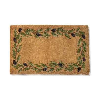 Autumn Border Monogram Door Mat - 30" x 48", X - Frontgate