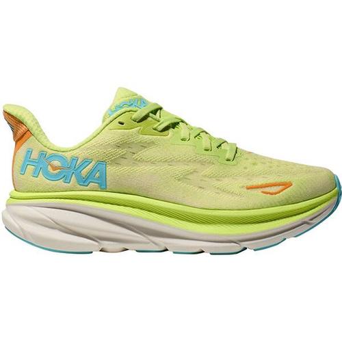 HOKA Damen Laufschuhe CLIFTON 9, Größe 43 ⅓ in Grün