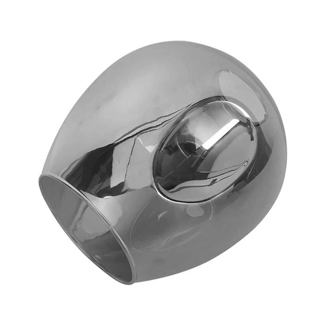 Vintage Dekor Glas Lampenschirm Wein Tasse Form Rauch Grau Licht Abdeckungen Europäischen Stil Grau Beleuchtung Ersatz Lampe Abdeckung Hause