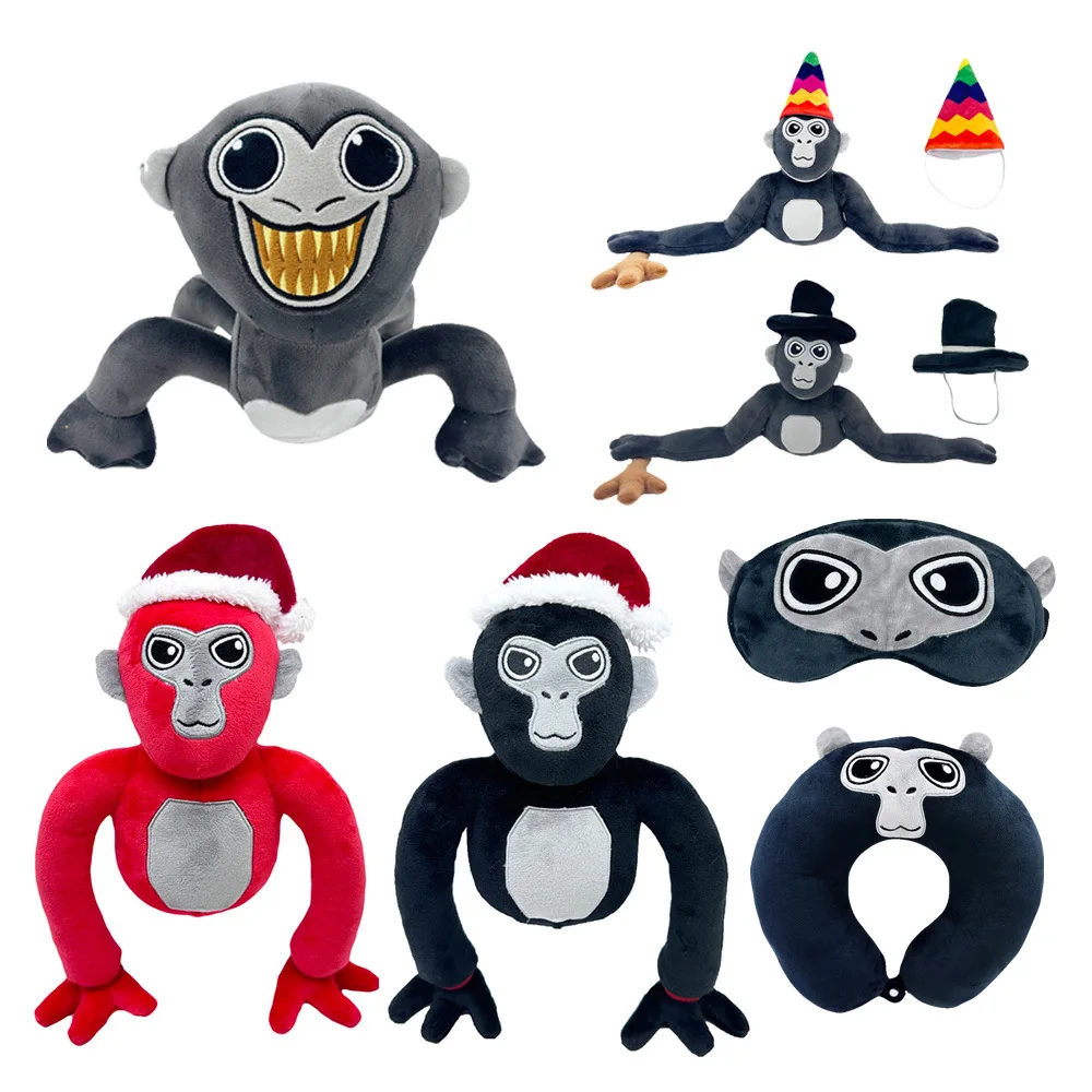 25 cm Gorilla Tag Monke Anime Plüschtier Plüschtier Kuscheltiere Weiches Plüsch Kinder Geschenke Puppe Geburtstag Image