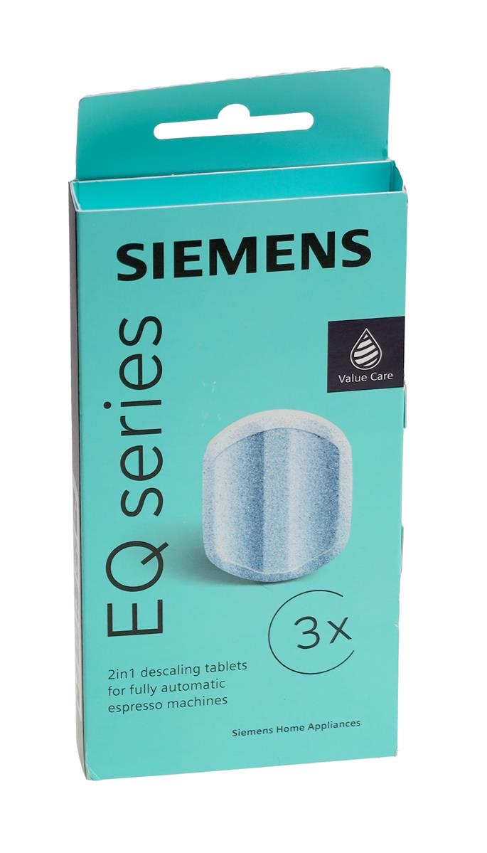 Siemens 00312095, TZ80002B Entkalker 3 Stück für EQ Kaffeevollautomaten Image