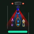 Sistema di rilevamento punto cieco per moto da 24 Ghz millimetrale Radar a onde 15 M Accessori elettronici per moto BSD per moto
