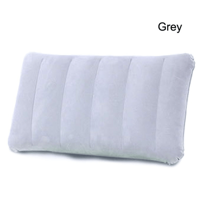 TEMU 1pc Pvc Flocked Inflatable Nap Pillow, Sleeping Pillow, Pillow, Travel, Outdoor Inflatable Pillow, Camping Sleeping Pillow Image