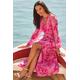 Sosandar Womens Petite Pink Paisley Print Wrap Maxi Dress - Size 16 UK | Sosandar Sale | Discount Designer Brands