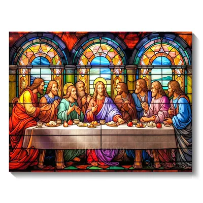 5D DIY Diamond Painting Decoration Jesus Last Dinner Diamond Embroidery Rhinestone Picture Cross