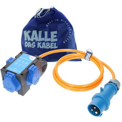 Kalle Adapterkabel cee 230V 16A 2,5mm² auf Zelt Edition Extreme Signal Orange IP44 1,5 Meter Image