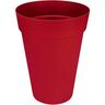 Vaso loft urban round high 42CM cranberry red - Elho