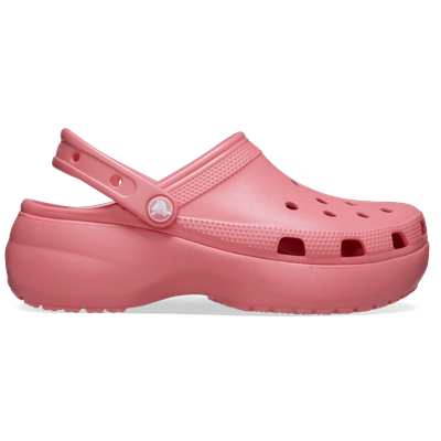 Crocs Hot Blush Women's Classic Platform Clog Shoes