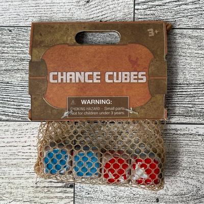 Disney Toys | Disney Parks Star Wars Galaxy's Edge Chance Cubes Dice Game - New! | Color: Blue/Red | Size: Osbb