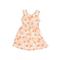 Hearts And Flowers Dress: Orange Floral Skirts & Dresses - Size 4Toddler