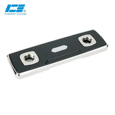 IceManCooler Direct Touch Memory Chip RAM Water Block For 4 RAM Socket Overclock Copper Cooler ,Full