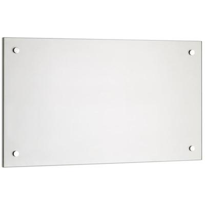 Mucola - Küchenrückwand Spritzschutz Fliesenspiegel Küche Wandschutz Glas 6mm esg Klarglas - 90x50CM Image