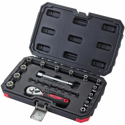 Ratschen Set 23tlg. Bitset Spezialbit Stecknuss Ratschenkasten Satz Schraubenschlüssel Image