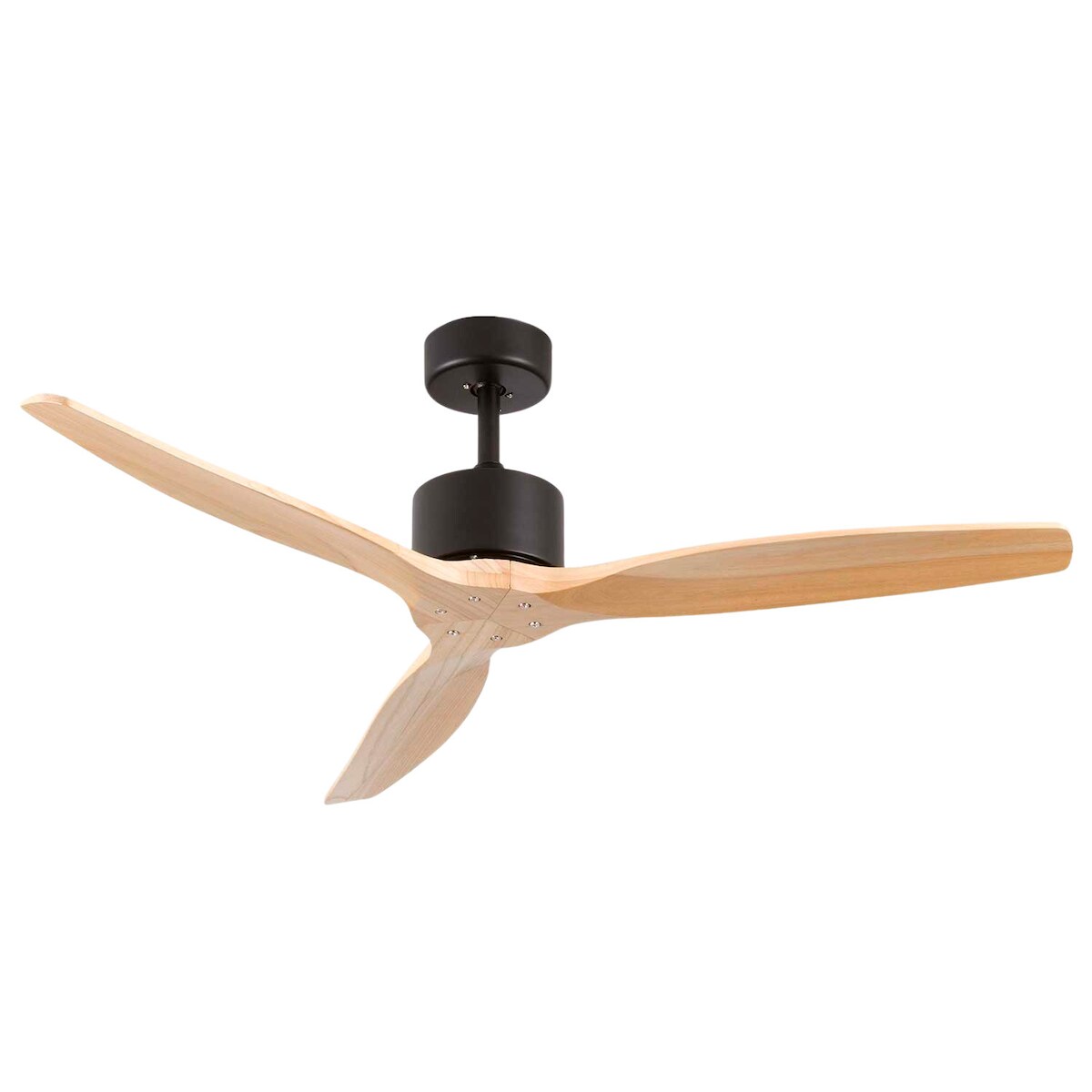 Deckenventilator 3 Flügel 55 W 6 Geschwindigkeiten Nebraska Schwarz Thinia Home Image