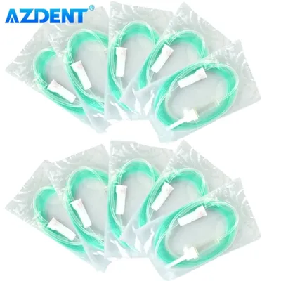 AZDENT 10PCS Dental Irrigation Tube Disposable for Implant Surgical Oral Irrigation Sterile Hose