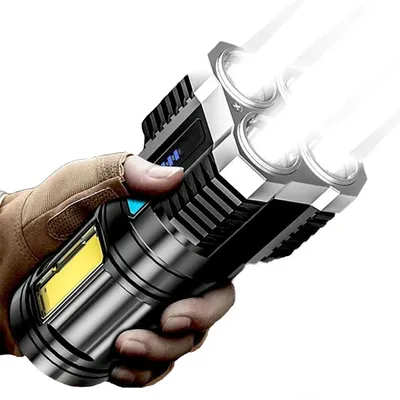 Led Mini Diving Rechargeable High Lumens Torch Long Range Powerful Camping Taschenlampe Linterna