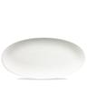 Churchill Super Vitrified Chefs' Plates Oval, 35x17.5cm, 6 Stück, Weiß