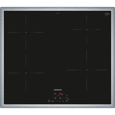 SIEMENS Induktions-Kochfeld "EH645BEB6E", schwarz, B:58,3cm H:5,5cm T:51,3cm, Kochfelder