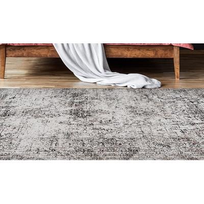 Teppich ARTE ESPINA "Iglesia 500", schwarz (anthrazit, creme), B:120cm H:10mm L:170cm, Polyester, Baumwolle, Teppiche, Jacquard-Teppich, dezente Farbwahl, Rücken aus 100 % Baumwolle Image