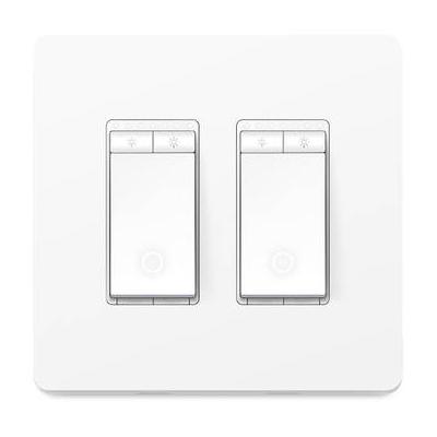 TP-Link HS220-2 Kasa Smart Wi-Fi Light Switch & Dimmer (White) HS220-2