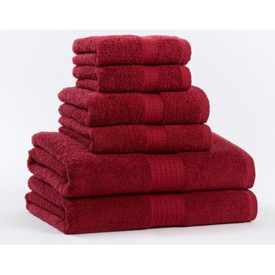 BH Studio 6-Pc. Bath Set by BH Studio in Crimson
