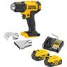 Dewalt - Akku-Heißluftpistole DCE530P2-QW 18 v 5 Ah