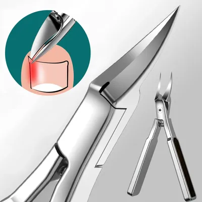 Sharp Toenail Ingrown Cuticle Nipper Nail Clipper Edge Cutter Scissor Nail Pliers Tool Dead Skin Remover Pedicure Manicure Tools