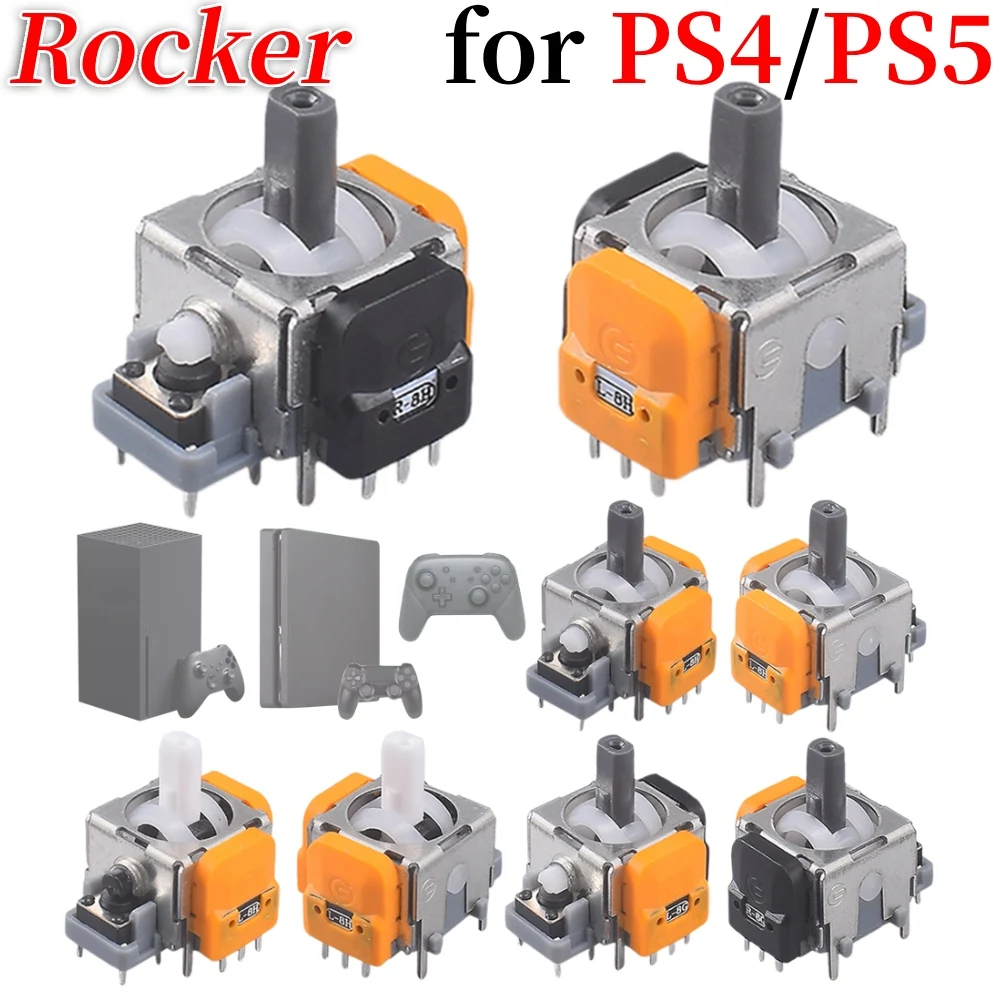 Hochwertiger Hall-Joystick für den elektro magnetischen Joystick der ps4/ps5-Halle 10 Millionen Life-Spiele konsole ohne Drift griff Hall Rocker Image