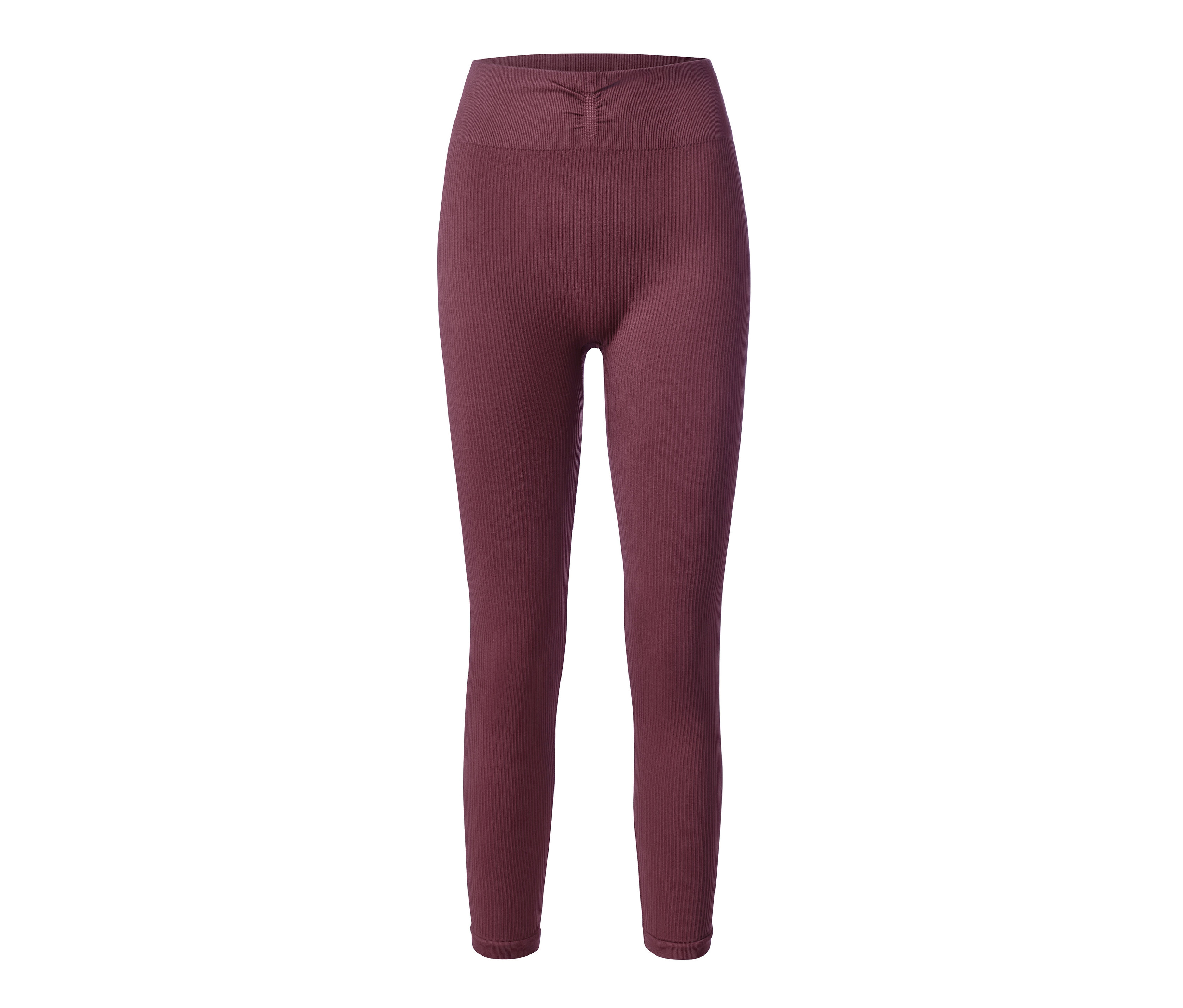 Tchibo - 7/8-Seamless-Funktions-Sporttight - Damen - Gr. L - pflaume