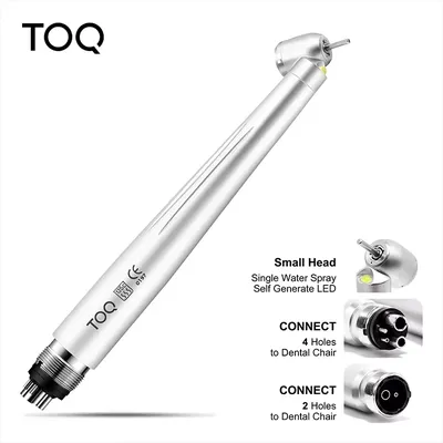 45 Degree LED High Speed Handpiece E-generator Integrated Push Button Handpiece Single Water Spray