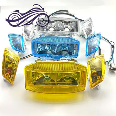 New dual headlight motorcycle turn signal headlight for honda dio 50cc af17 af18 af25 motorcycle