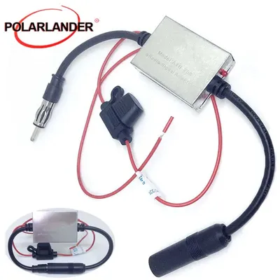 12V-24V Auto Car Radio Aerials ANT-208 GPS Navi Amplifier Car Antenna Universal FM AM Signal