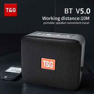 Bluetooth Speaker TG166 Portable Mini Wireless Soundbar Subwoofer Outdoor Indoor Loudspeaker Support
