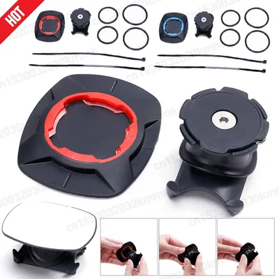 Shockproof Cycling Phone Holder Durable Universal ABS Phone Mount Holder Kit Quad-Lock Adjustable