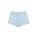 J.Crew Factory Store Athletic Shorts: Blue Chevron/Herringbone Activewear - Women's Size X-Large