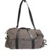 J. Crew Bags | J Crew Dry Goods Abingdon Waxed Twill Gray Canvas & Leather Weekender Duffel Bag | Color: Brown | Size: Os