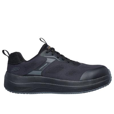 Skechers Men's Work: Transporter Lite Sneaker | Size 14.0 | Black | Textile/Synthetic
