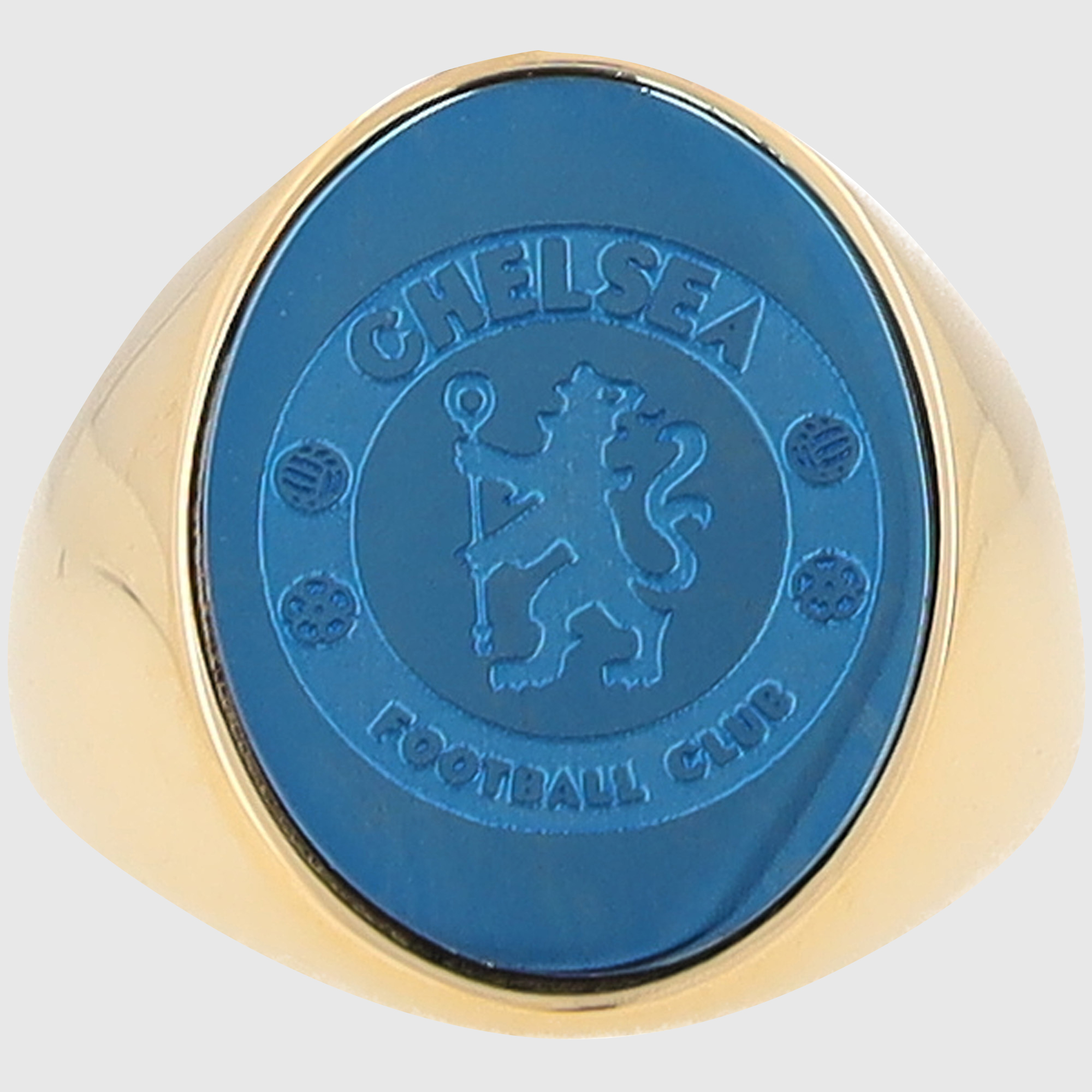 Ring mit Chelsea-Wappen – vergoldet Image