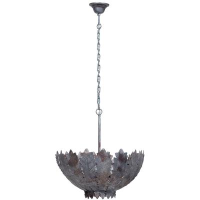 KAYOOM Hängeleuchte "Hängelampe Autumn Leaves Large", silber, Ø 77cm H: 31cm, Lampen, handgefertigt, modern Image