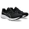 Laufschuh ASICS "GEL-CONTEND 9", Gr. 45, schwarz-weiß (schwarz, weiß), Textil, Synthetik, sportlich, Schuhe, mehr Dämpfung, Topseller