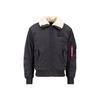Bomberjacke ALPHA INDUSTRIES "Alpha Industries Men - Bomber Jackets B-15 III TT Two Tone", Herren, Gr. M, grau (vintage grau), Obermaterial: 100% Nylon, Futter: 100% Polyester, Ärmelfutter: 100% Nylon, Jacken