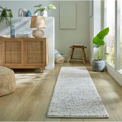 Teppich FLAIR RUGS "Minerals", blau, B:160cm H:3mm L:230cm, Kunstfaser, Wolle, Teppiche, Neutraler Teppich aus mineralischer Wollmischung Image
