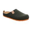 Pantoffel ROHDE "NAPOLI-H", Herren, Gr. 44, grün (grün, meliert), Filz, klassisch, Schuhe, Clog, Hausschuh, Homeslipper mit herausnehmbarer Innensohle