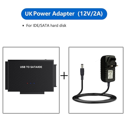 adattatore per disco rigido usb 3.0 a sata ide lettore di dischi rigidi esterni usb tipo-c kit di cavi convertitore di recupero dati ultra per unità ottica hdd ssd universale