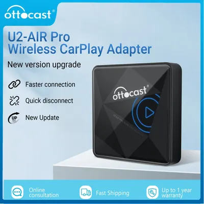 OTTOCAST U2 Air PRO Wired to Wireless CarPlay Adapter CarPlay Dongle Bluetooth Wifi USB Multimdia