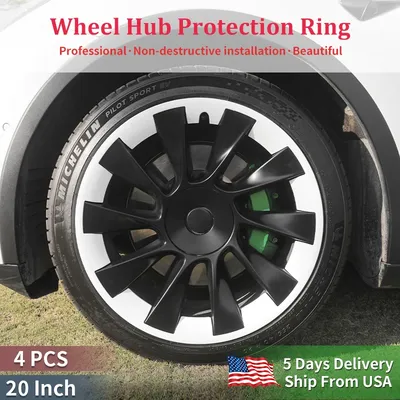 20inch Hub Ring Protection Wheel Cover Design For Tesla Model Y 2020-2024 Hight Performance