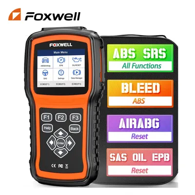 FOXWELL NT630 Plus OBD2 Scanner ABS SRS Code Reader Automotive OBD II Airbag Diagnostic ABS Brake