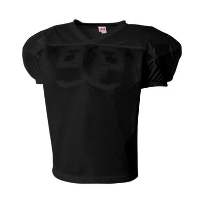 A4 NB4260 Athletic Youth Drills Polyester Mesh Practice Jersey T-Shirt in Black size 2XL A4NB4260