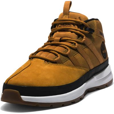 Schnürboots TIMBERLAND "EURO TREKKER LOW LACE UP SNEAKER", Gr. 40, gelb (wheat), Leder, Textil, sportlich, Schuhe, Winte