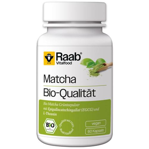 Raab Vitalfood Matcha Bio Kapseln 60 St